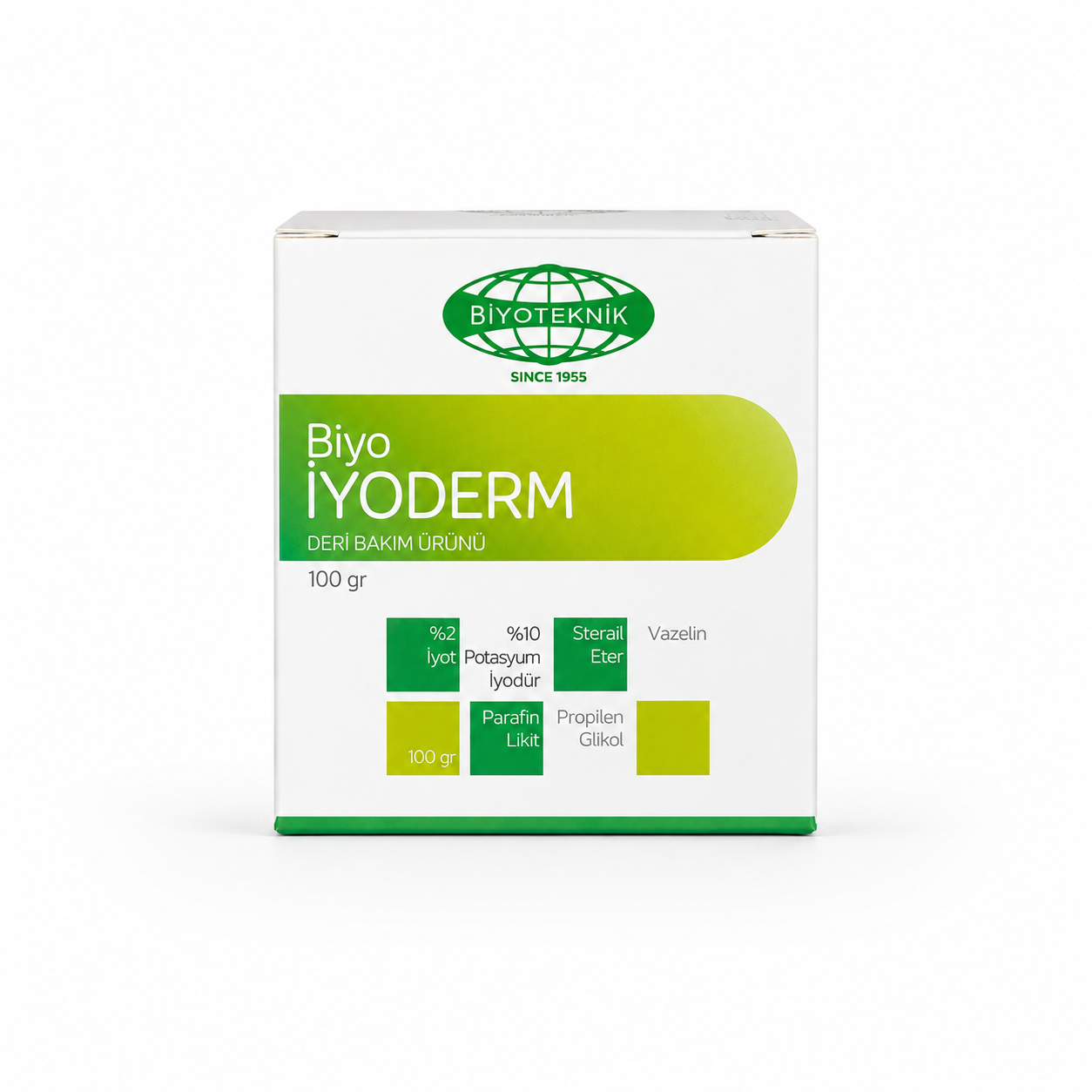 BİYOTEKNİK İYODERM 100 GR