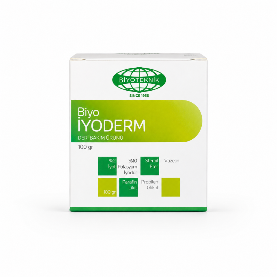 BİYOTEKNİK İYODERM 100 GR