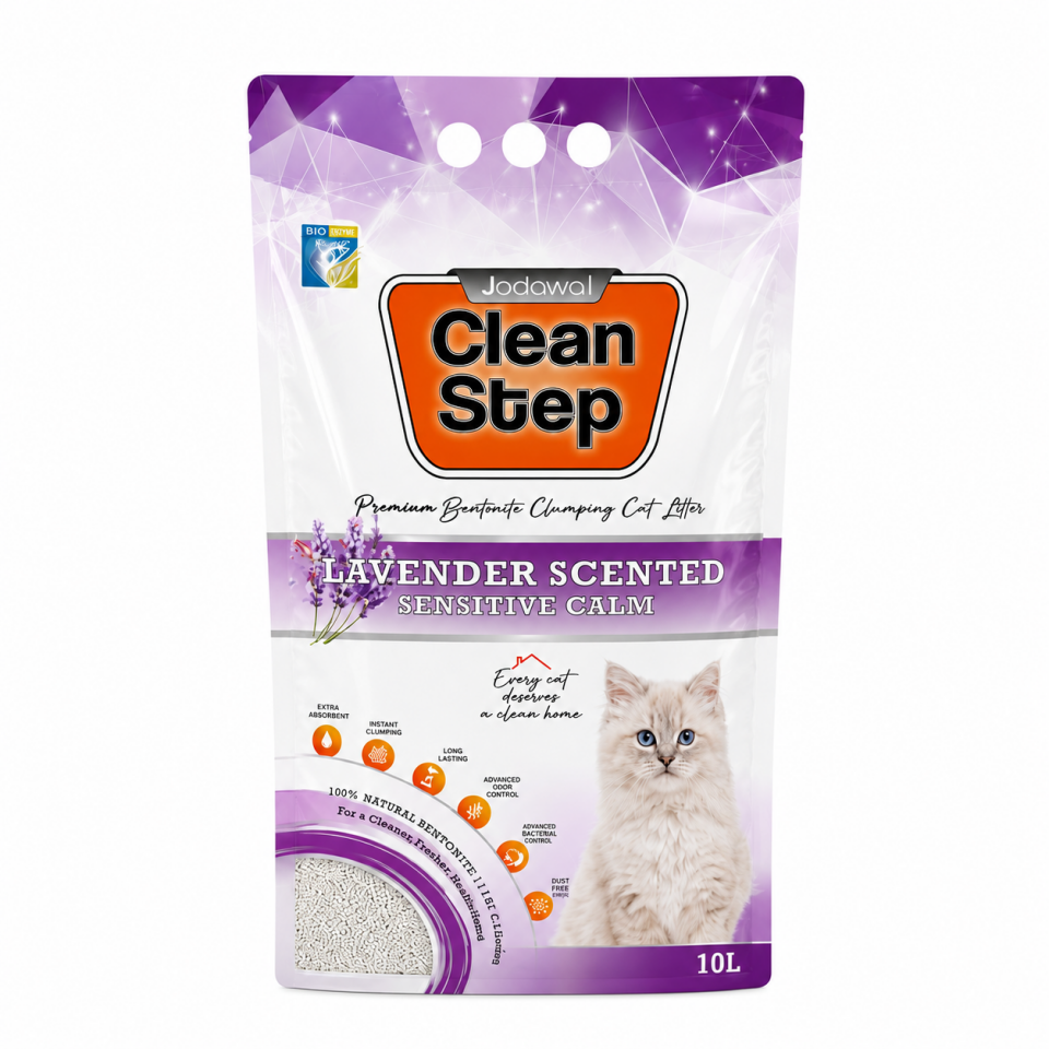 CLEAN STEP LAVANTALI KEDİ KUMU 10 L